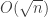 O(\sqrt n)