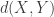 d(X,Y)