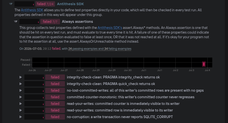 Скриншот отчёта о триаже SQLite 3.51.2.