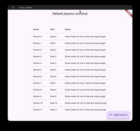 Демонстрация EdgeDraggingAutoScroller