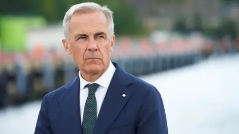 Премьер-министр Канады Марк Карни на церемонии подписания гидроэнергетического соглашения Квебека и Ньюфаундленда