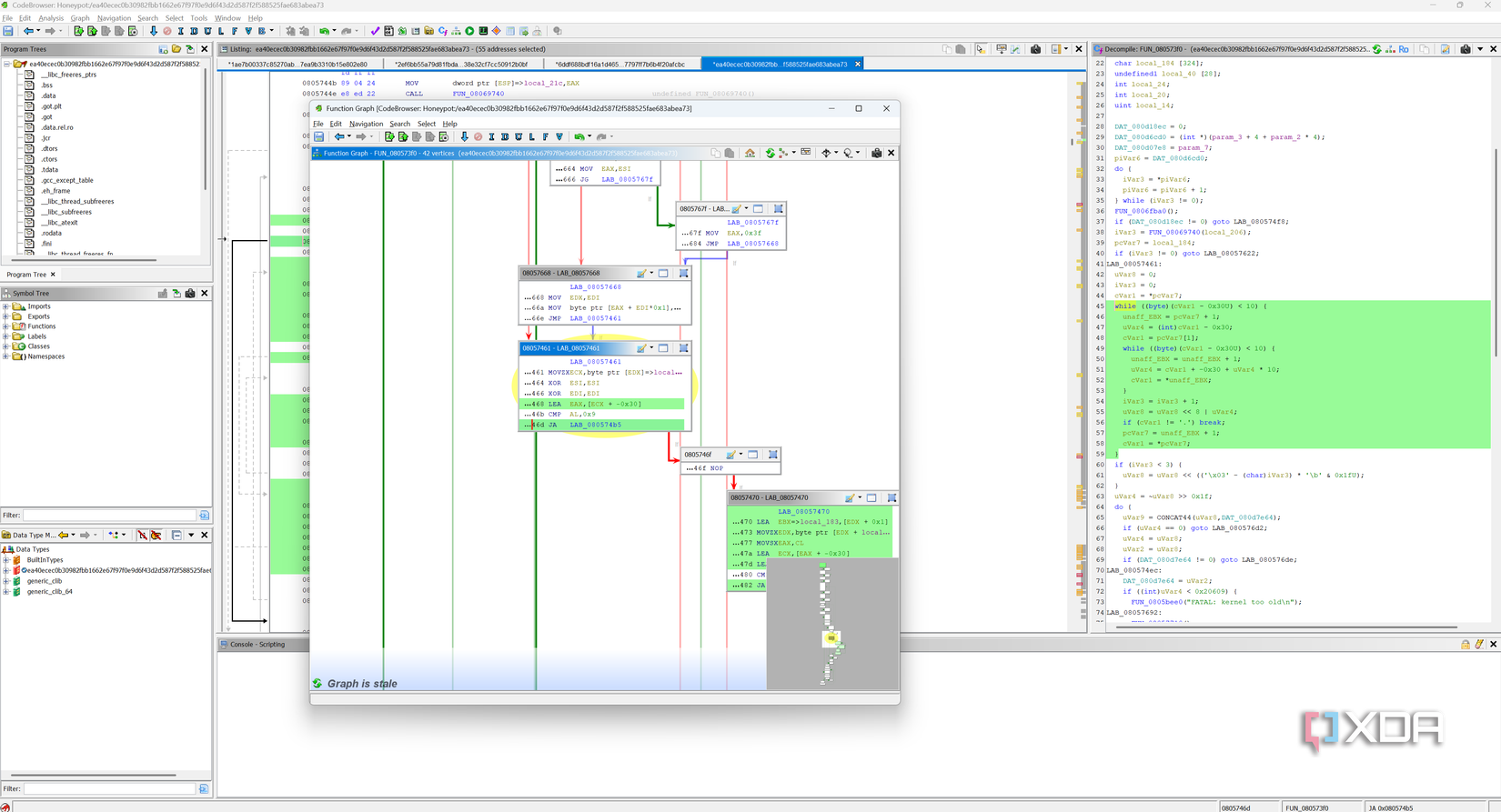 Analyzing malware in Ghidra