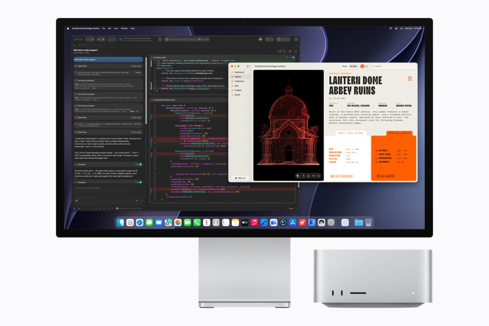 Mac Studio с Xcode
