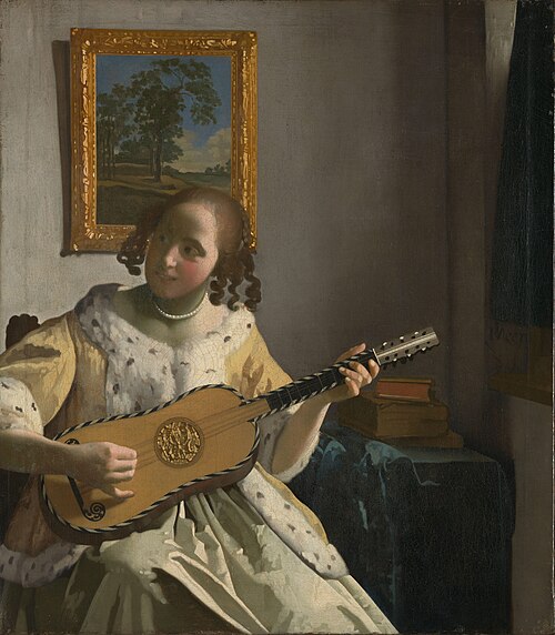Vermeer's The Guitar Player