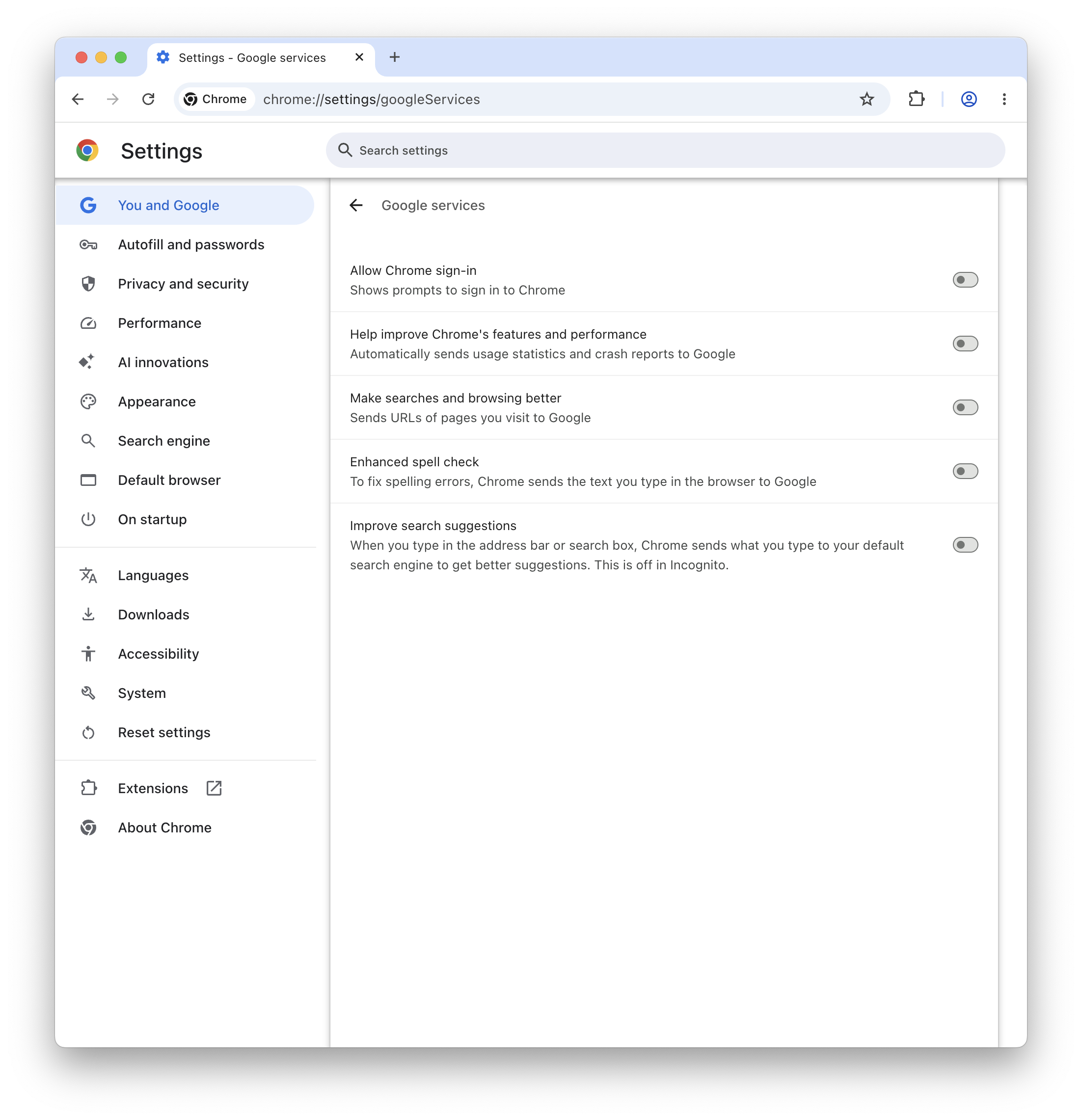 Google services