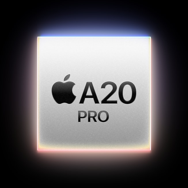 Логотип чипа A20 Pro.