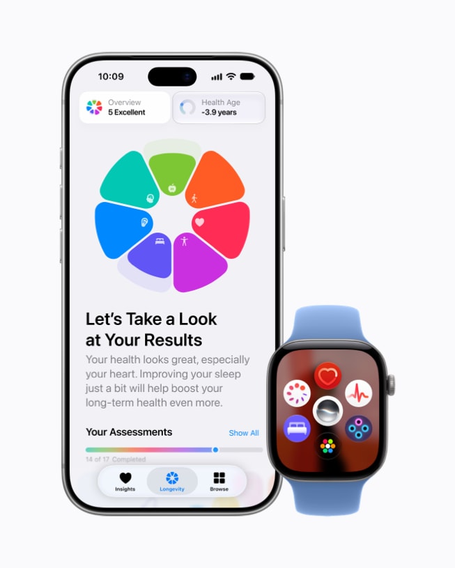 iPhone 18 Pro и Apple Watch Series 12 показывают результаты пользователя в переработанном приложении Health.