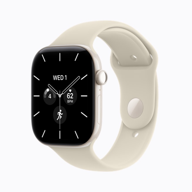 Apple Watch Series 12 в керамике жемчужно-белого цвета.