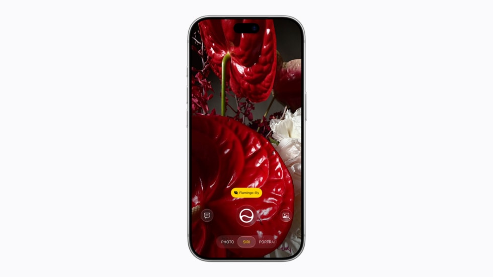 На iPhone 18 Pro показан режим Siri в приложении Camera