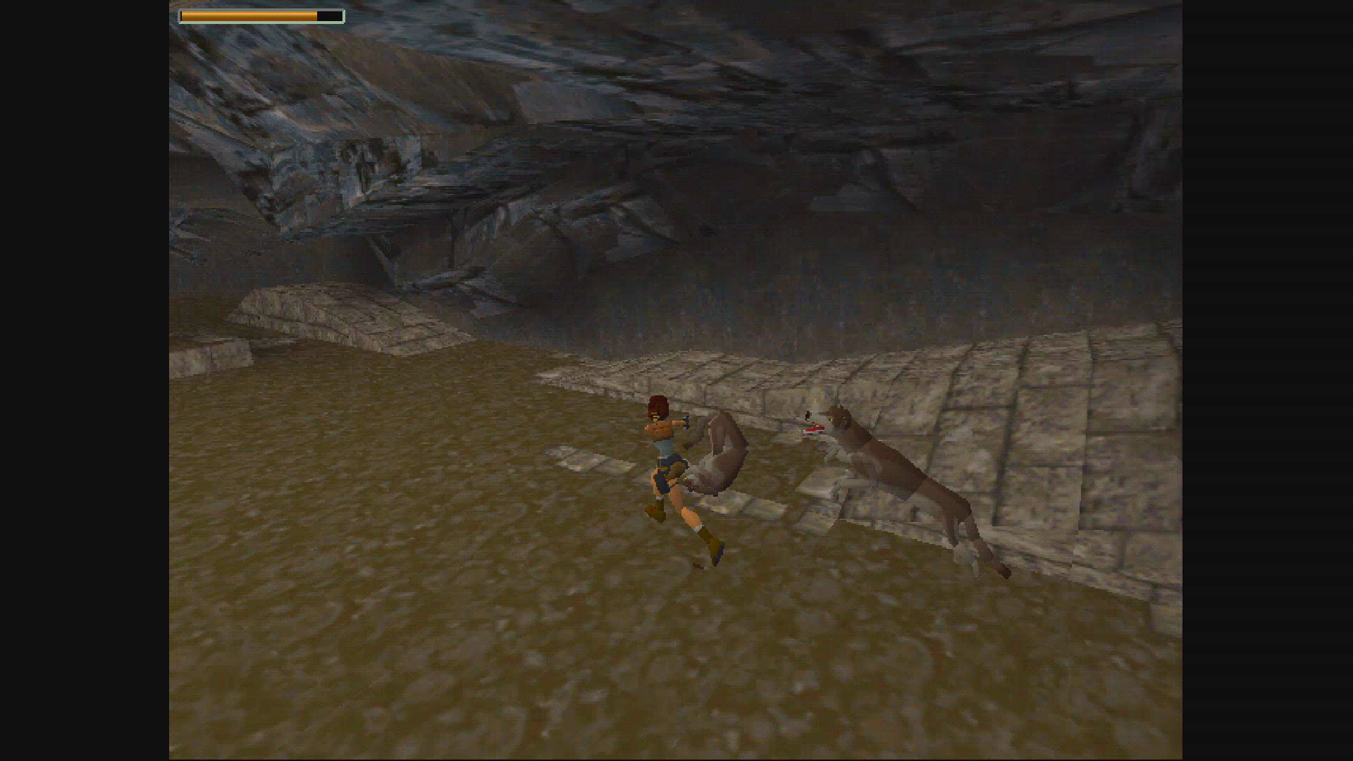Tomb Raider, Level 2, работающий с zSST на KV260, захвачено через HDMI