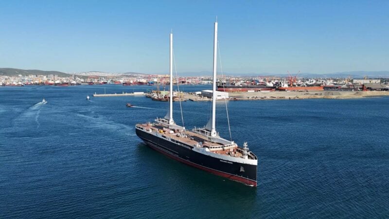 Neoliner Origin отправляется с верфи RMK в Турции на морские испытания