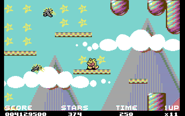 Mayhem in Monsterland на C64