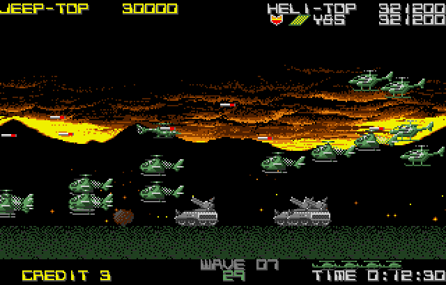 Silkworm на Amiga 500