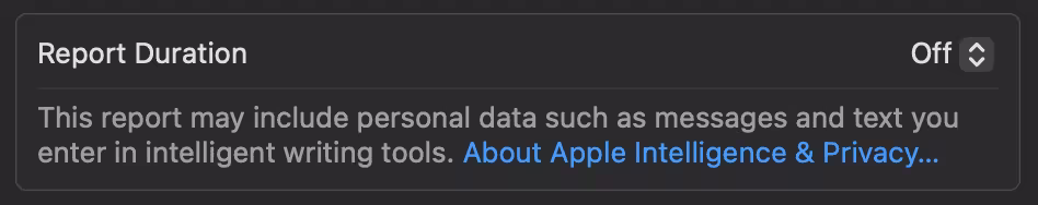 Параметр приватности Apple Intelligence в macOS 15