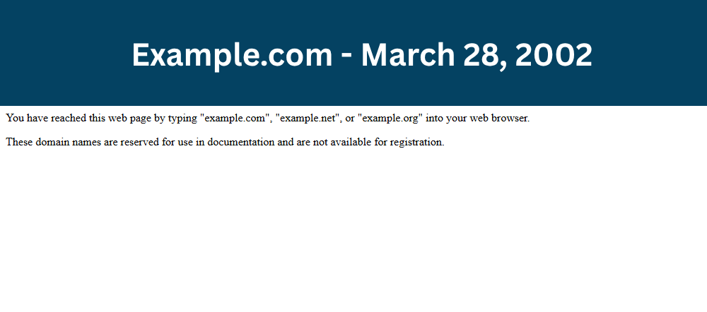 Example.com: 28 марта 2002