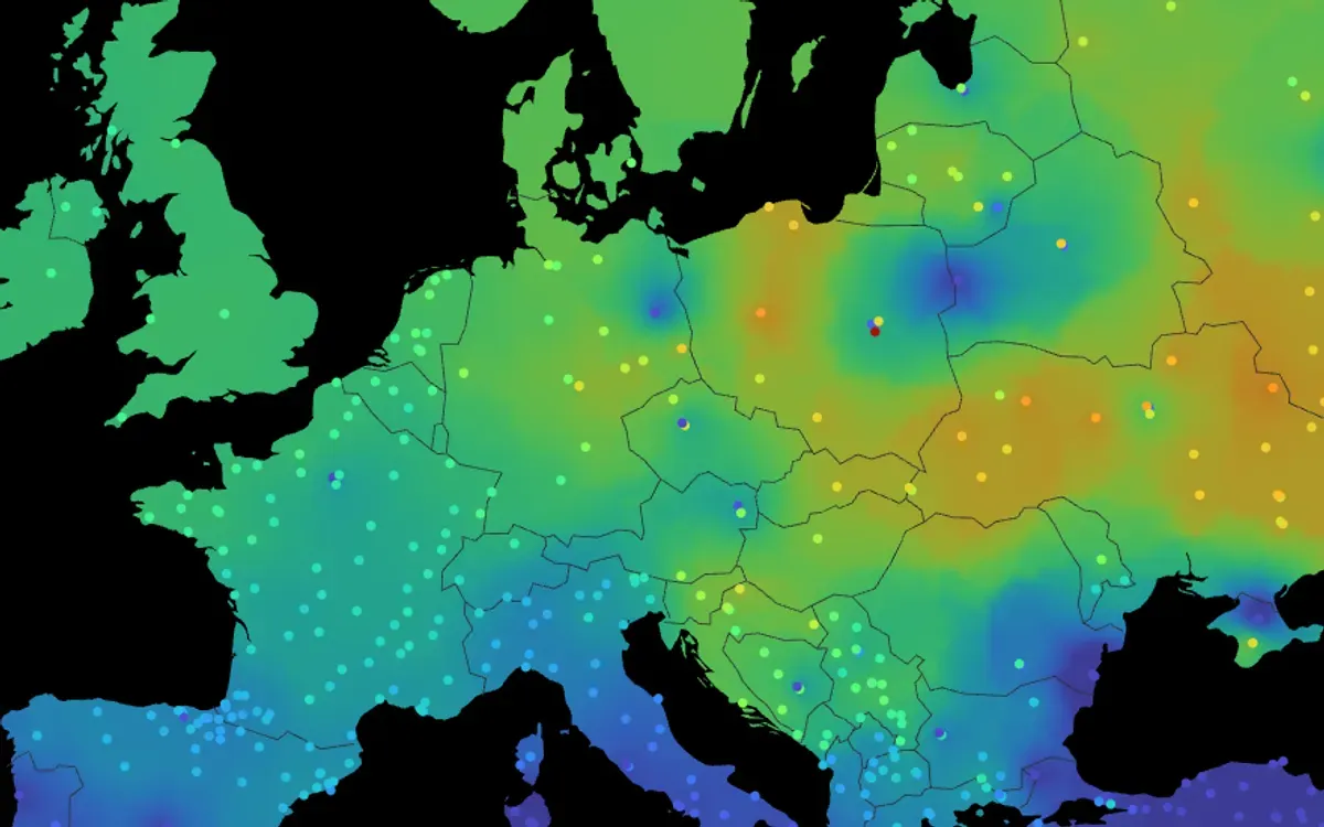Карта генетических расстояний