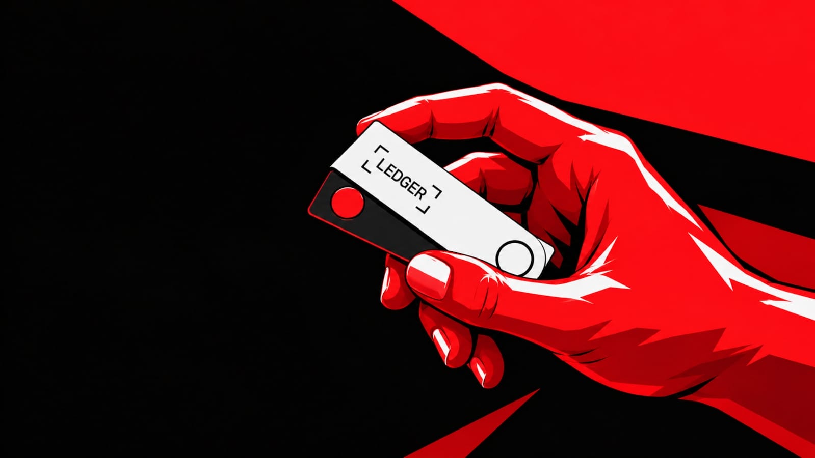 Шпионский имплант внутри устройства Ledger X