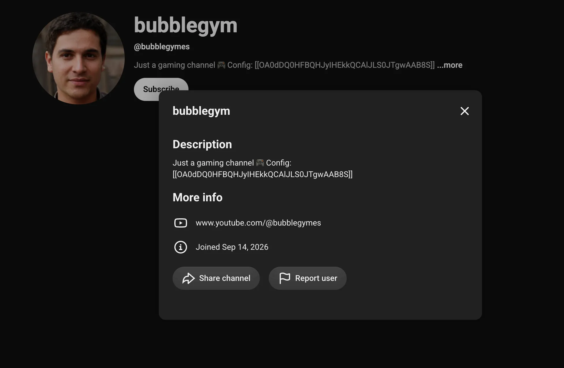 YouTube канал bubblegym