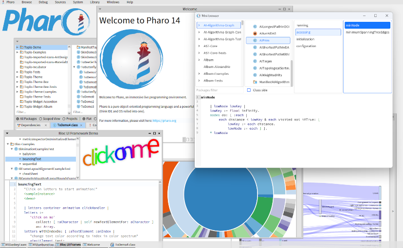 Скриншот Pharo 14